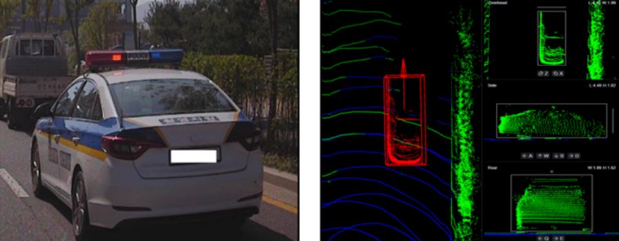 Commercial self-driving car road Dataset